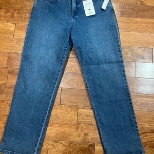 Gloria Vanderbilt Dark Blue Straight Leg Jeans